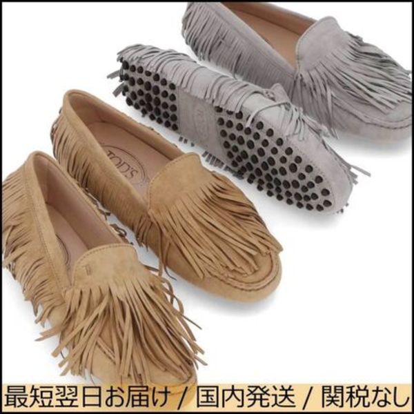 トッズ ドライビングシューズ XXW00G0Y720HR0 フリンジ