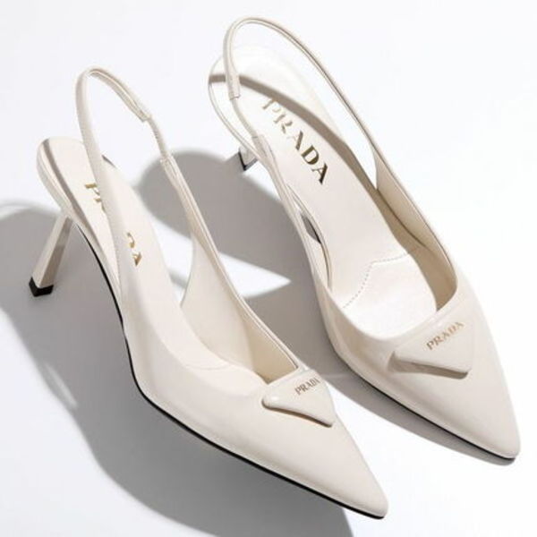 PRADA ミュール 1I901M JHR 025 パテント パンプス ロゴ