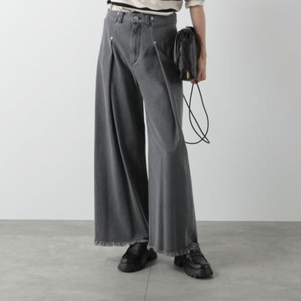 PROVOKE ジーンズ tuck wide denim PV-050071 タック ワイド