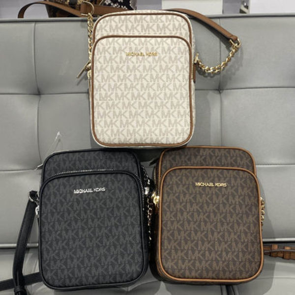 即発 アウトレット MK レディース クロスボディー 35H9GTVC1B 革