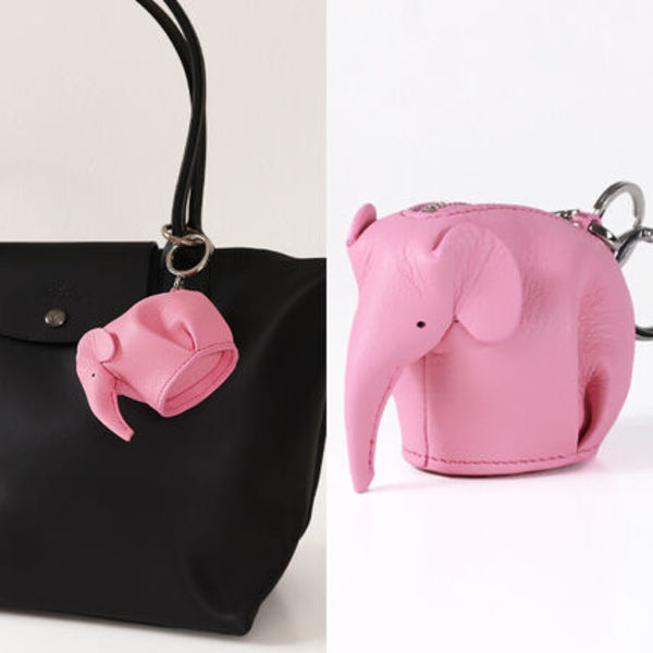 LOEWE チャーム Elephant コインケース キーリング C880N96X12