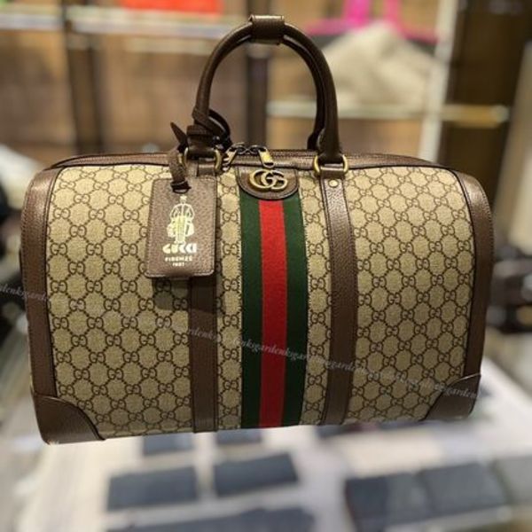 すぐ届く!GUCCI〔SAVOY〕ミディアム ダッフルバッグ