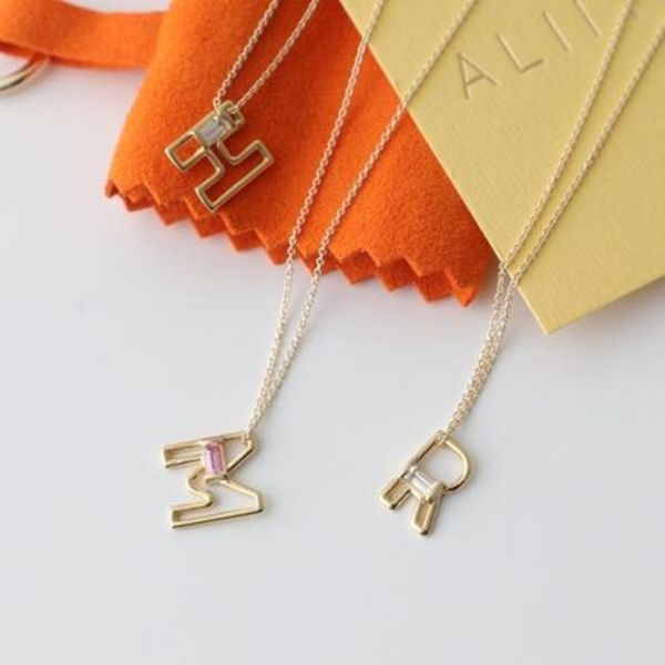 ALIITA ネックレス LETRA NECKLACE ROLO イニシャル