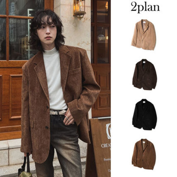 【2plan】Winter Suede Over Blazer