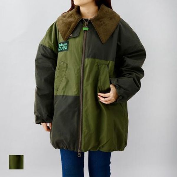 バブアー x ガニー GANNI ジャケット LWX1384 CHAQUETA