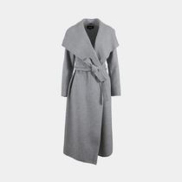 【MACKAGE】MAI-CN Double-face wool wrap coat ウールコート