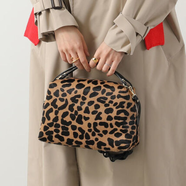 GIANNI CHIARINI ショルダーバッグ ALIFA M レオパード
