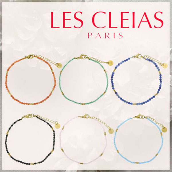 【LES CLEIAS】ビニア ストーンのブレスレッド