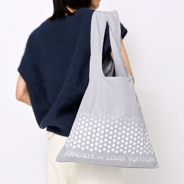 最短翌日着 Fondation Louis Vuitton ルイ・ヴィトン エコバッグ