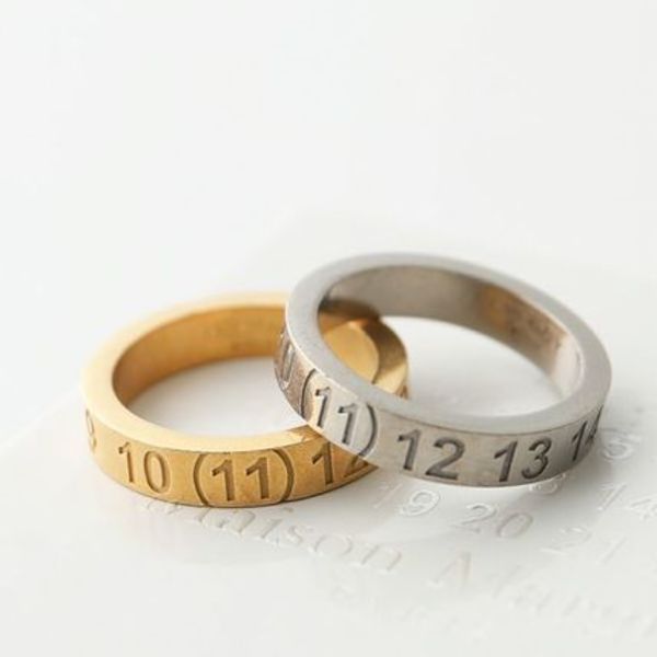 MAISON MARGIELA リング SI8UQ0001 SV0129 ナンバーロゴ