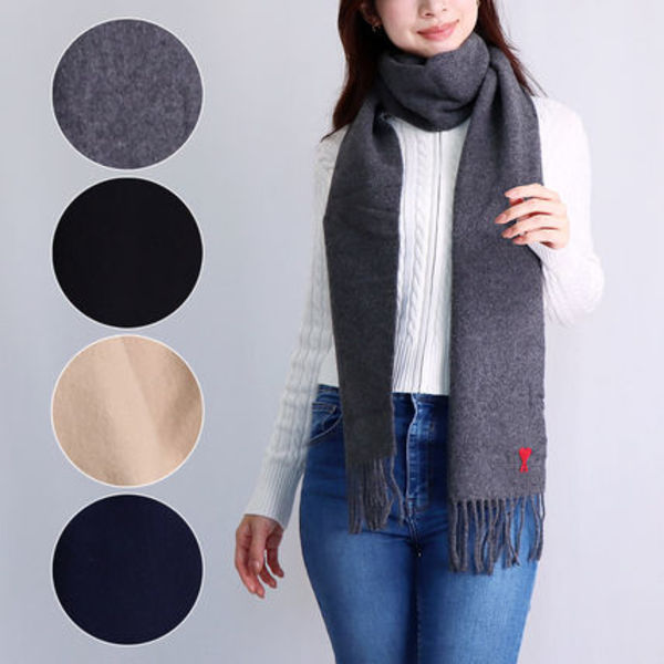 AMI PARIS マフラー USF405 334