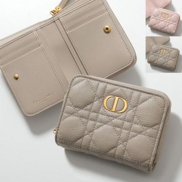 Dior 二つ折り財布 Dior Caro Scarlet S5032UWHC