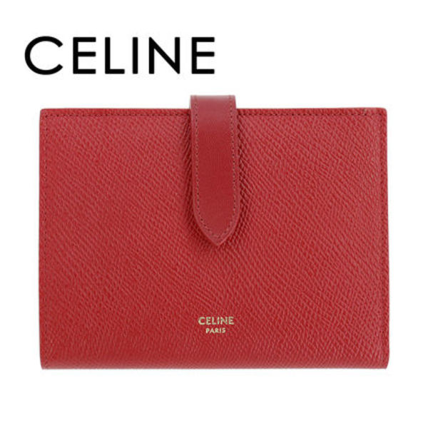 セリーヌ 財布 エッセンシャルズ コインケース付き 二つ折り財布
