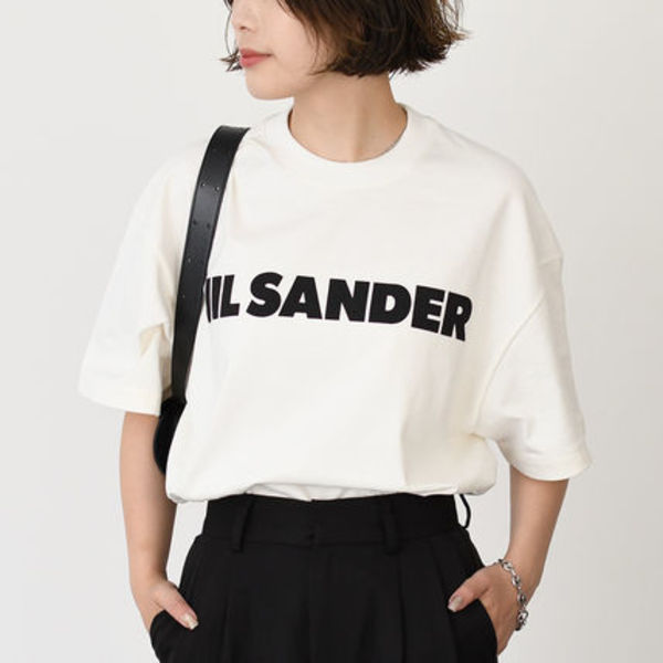 国内即発★JILSANDER★オーバーサイズ ロゴコットンTシャツ♪