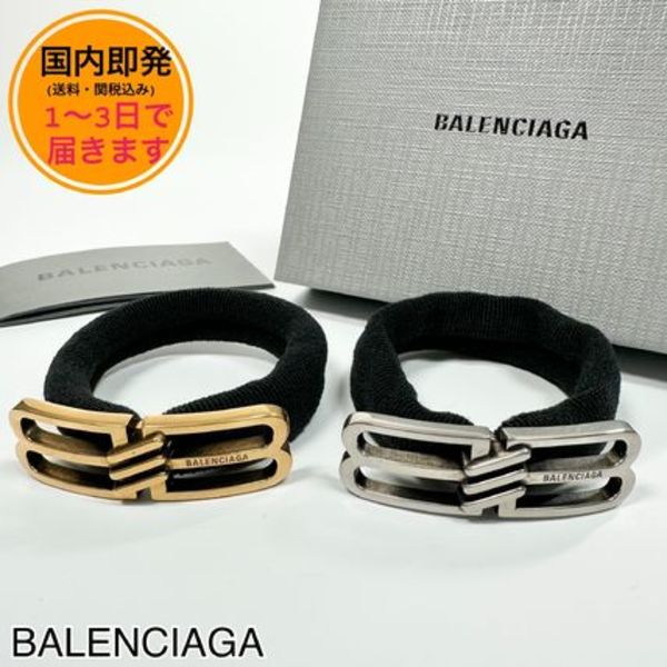 【国内即発】BALENCIAGA/BB ICON HAIR TIE/ヘアゴム