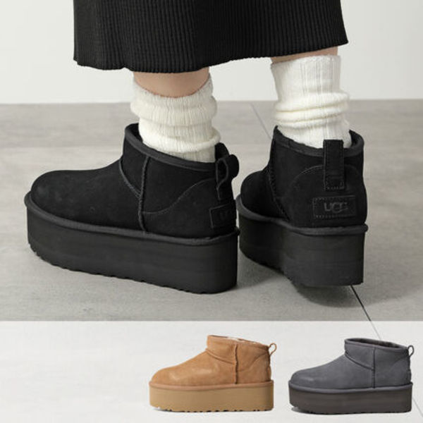 UGG ムートンブーツ 1135092 CLASSIC ULTRA MINI PLATFORM