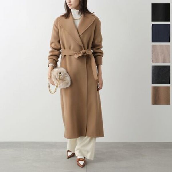S MAX MARA ロングコート POLDO ピュア ヴァージンウール