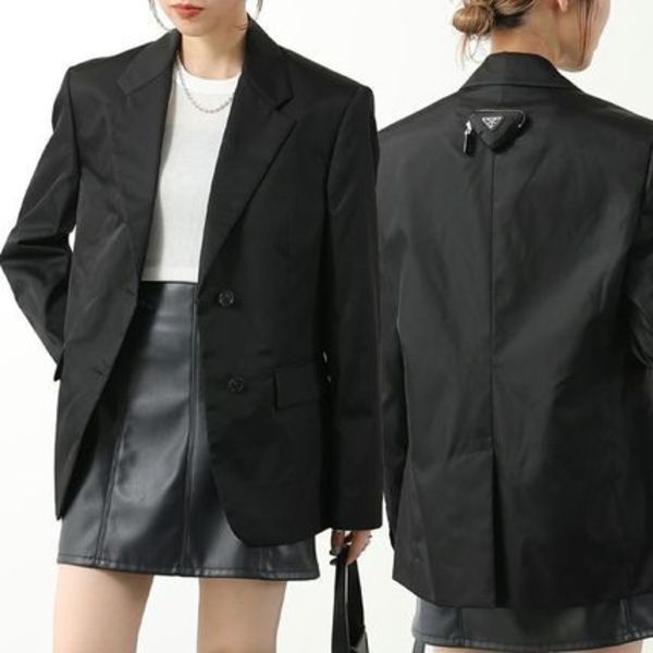 PRADA ジャケット 270101 1WQ8 テーラード Re-Nylon リナイロン