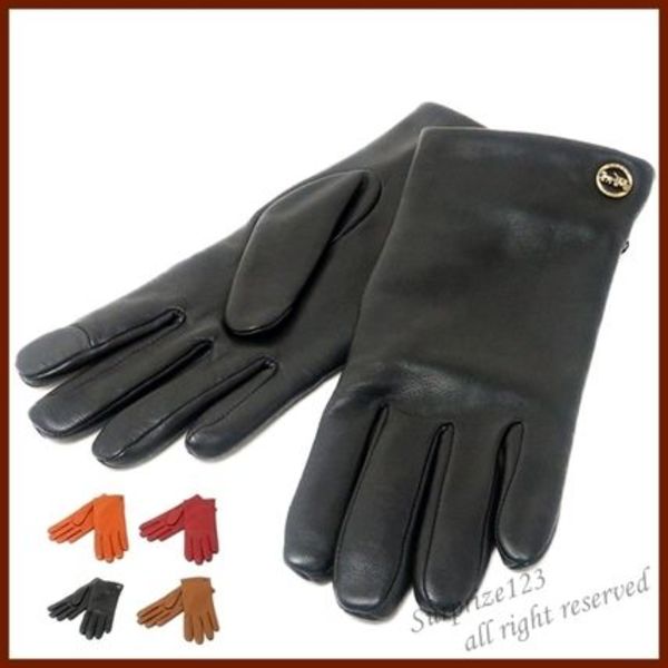 【即発】コーチ COACH グローブ レディース 手袋 レザー 76310