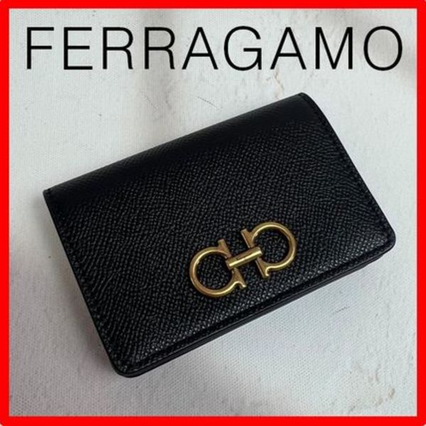 ☆人気☆【FERRAGAMO】☆ガンチーニ 名刺入れ カードケー.ス☆