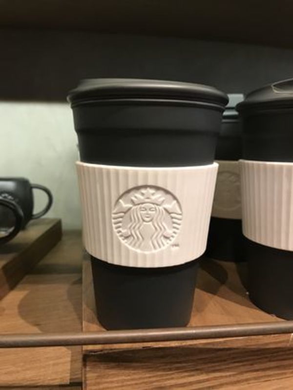 スタバ チャコールタンブラー&スリーブ サスティナブル
