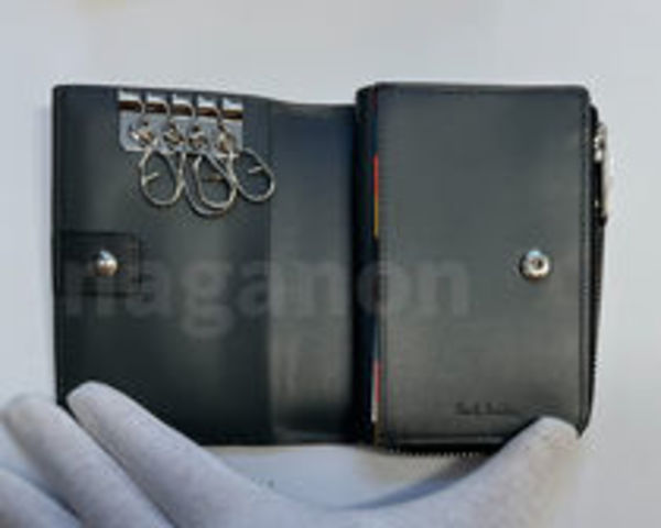 【Paul Smith】素敵!ブライトストライプ コイン&キーケース