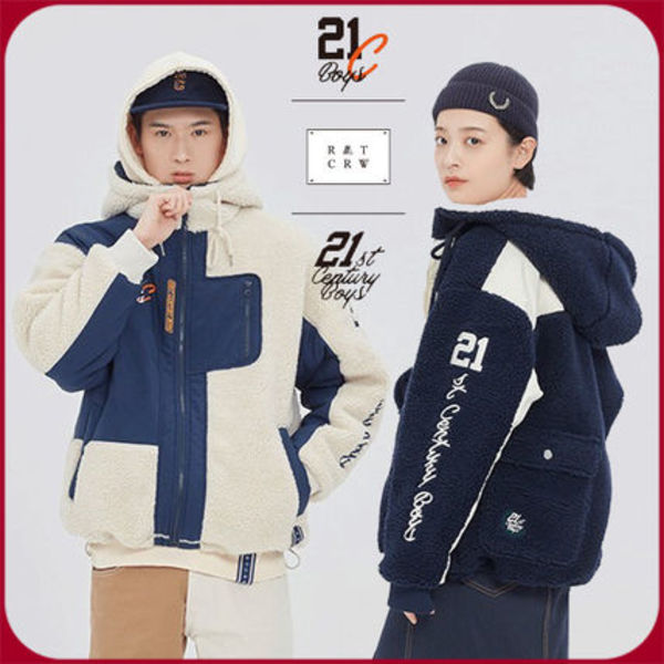 ROMANTIC CROWN◆全2色◆もこもこペアルックフリースジャケット