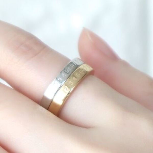 エムエムシックス MM6 Numeric ミニマル シグネチャー リング