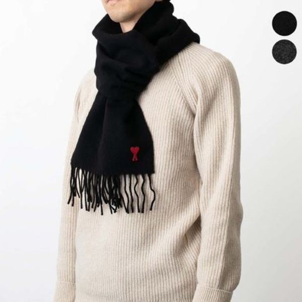 AMI PARIS マフラー AMI DE COEUR SCARF