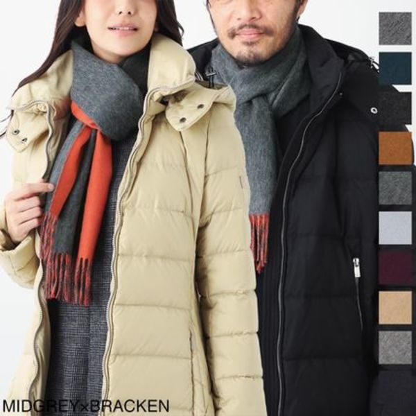 JOHNSTONS OF ELGIN カシミア リバーシブルマフラー wa000020