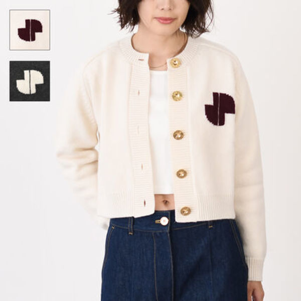【国内即発】PATOU ウール&カシミヤ JP カーディガン