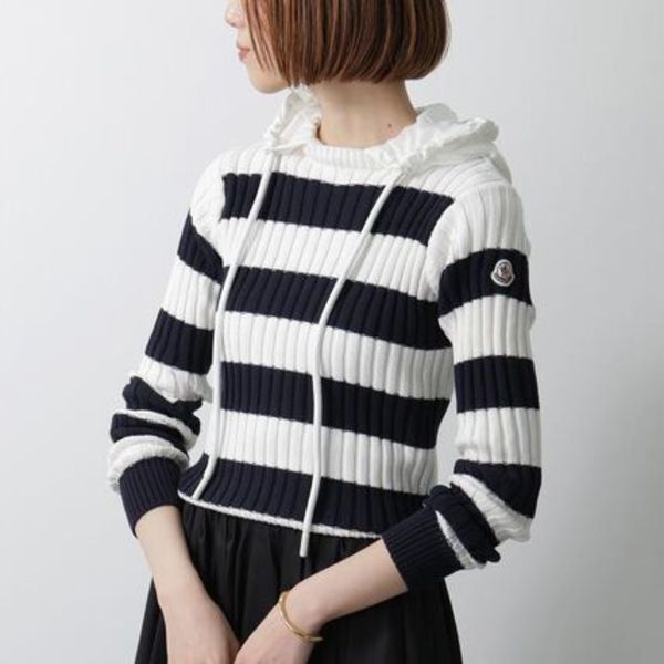 MONCLER セーター 9G00004 M1509 コットンニット ボーダー