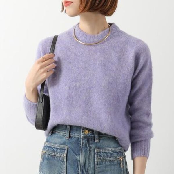 CELINE セーター RY0KO0904 クルーネック トリオンフ刺繍