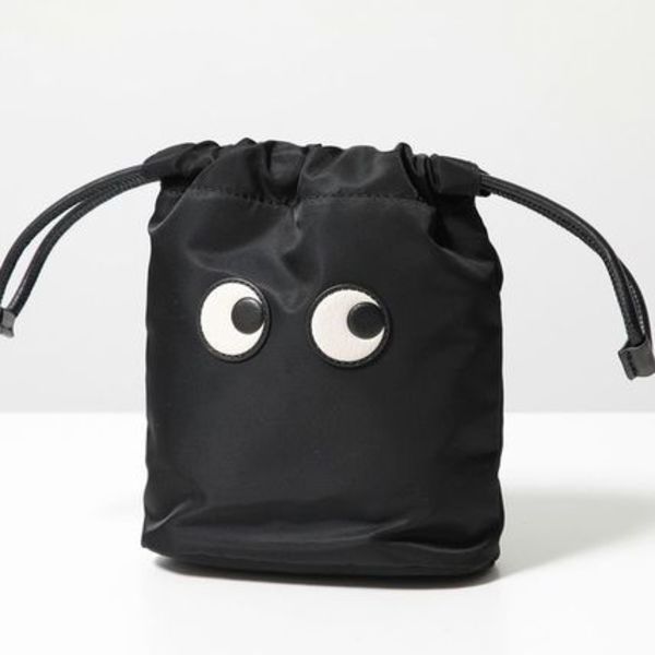 ANYA HINDMARCH 巾着バッグ 141710 DRAWSTRING POUCH EYES
