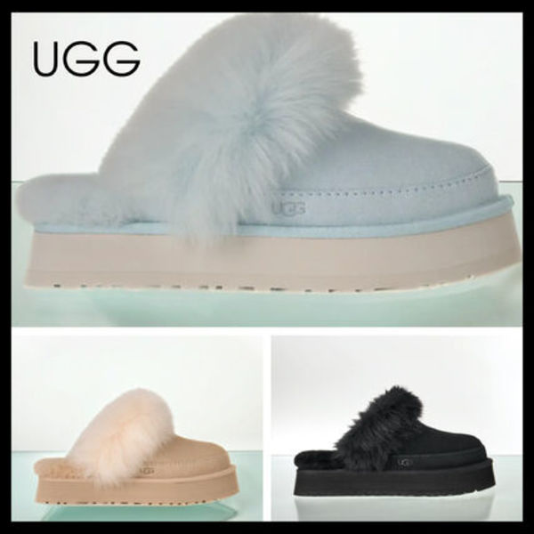 【UGG】もこもこ Women's Disquette Chalet Slipper 厚底 軽量