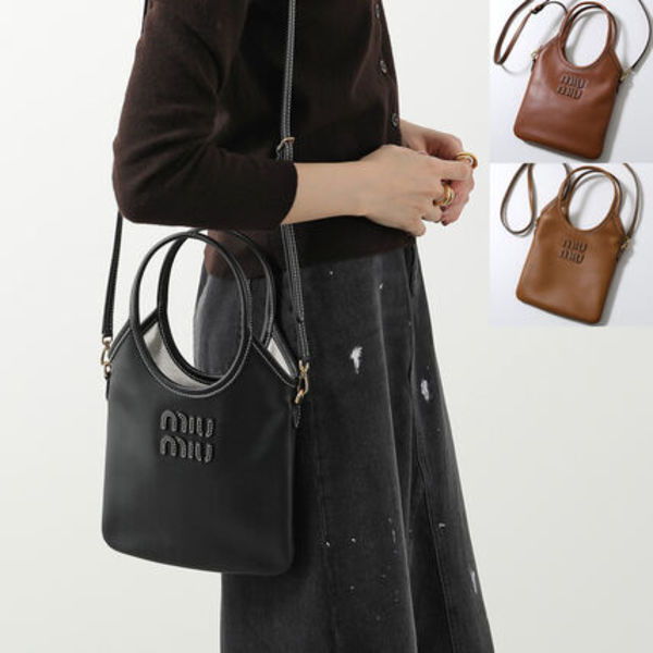 MIUMIU ショルダーバッグ 5BA281 2CRW レザー