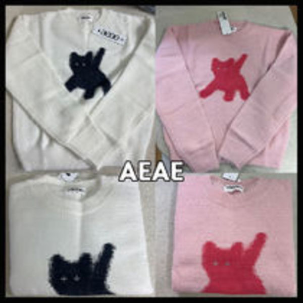人気★AEAE ★FLASHED CATS ANGORA KNIT 5色