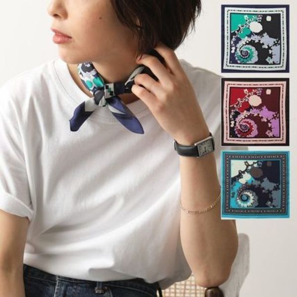 EMILIO PUCCI スカーフ P7123 シルク