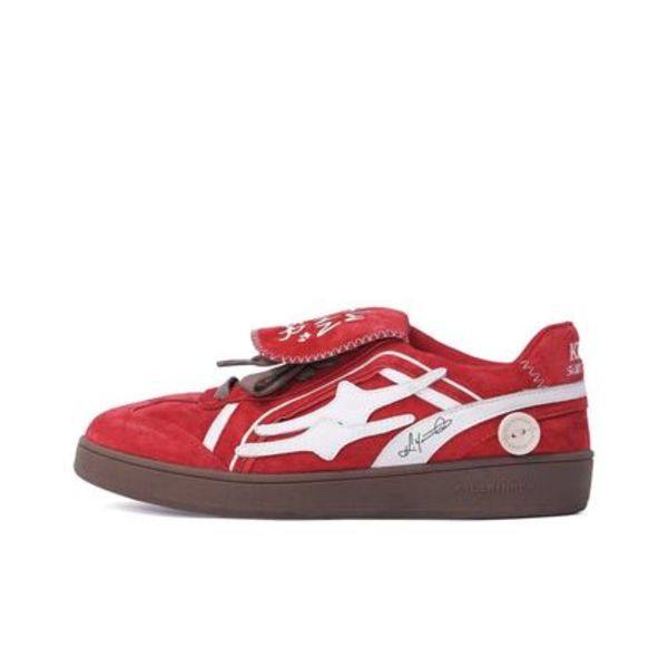 KILLWINNER German ユニセックス レッド ロートップスニーカー