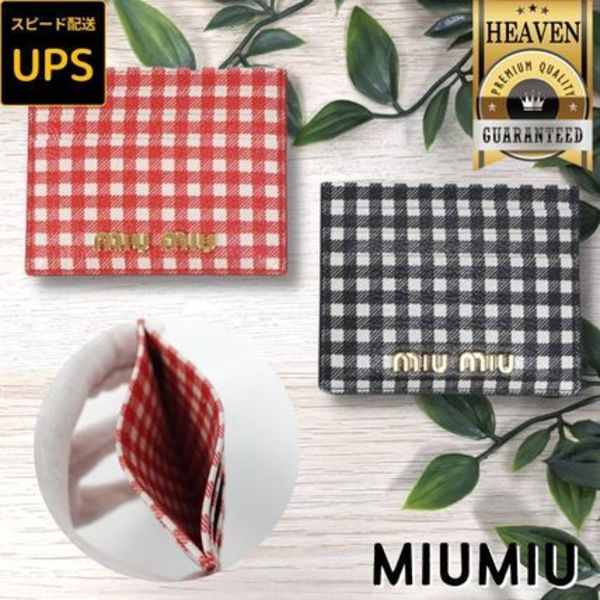 6万取引突破★UPS速達便!【MIUMIU★ミュウミュウ】5MC002_54V