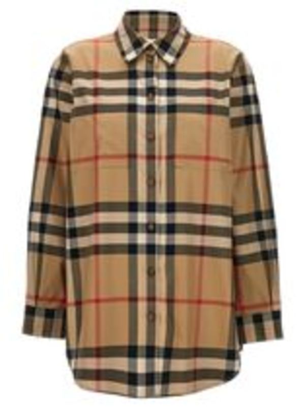 BURBERRY★国内即発スリムフィットチェックコットンシャツ
