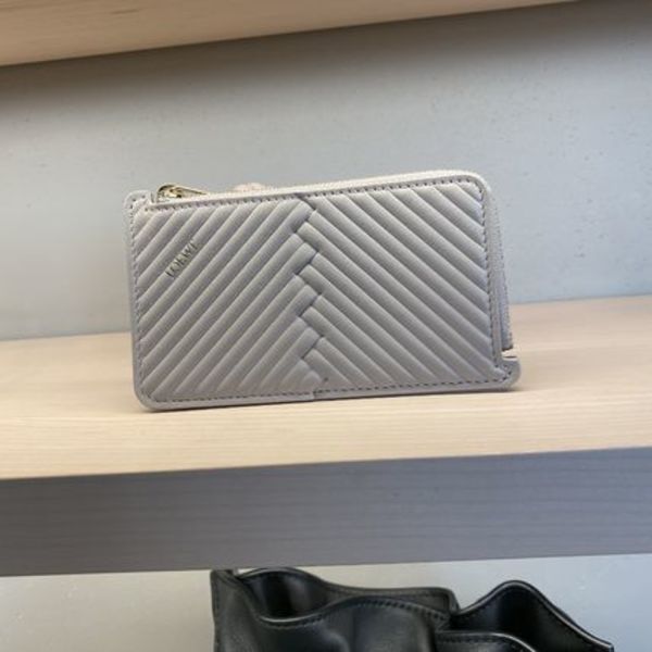 LOEWE☆ノット コインカードホルダー ライトオーツ