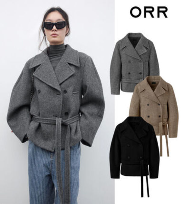 ORR Double Belted Peacoat