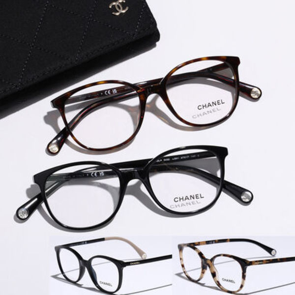 CHANEL メガネ 3432 ボストン型 セルフレーム CCマーク
