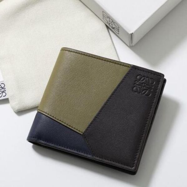 LOEWE 二つ折り財布 PUZZLE EDGE BIFOL パズル C510302X17