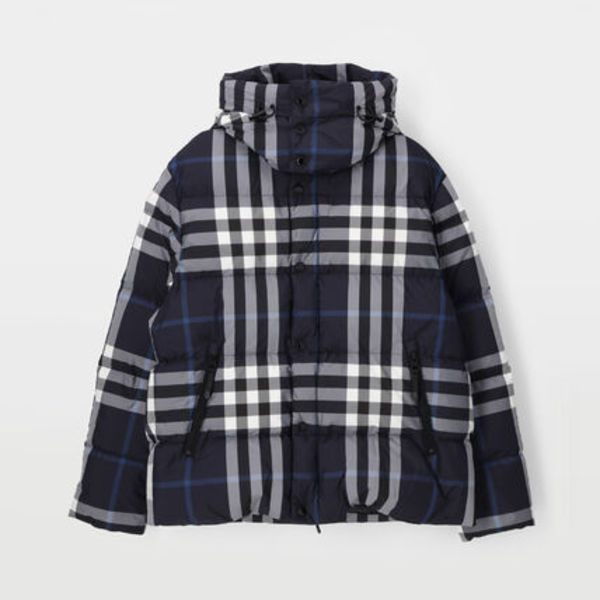 ★Burberry★ チェック フード ダウンジャケット 81004211