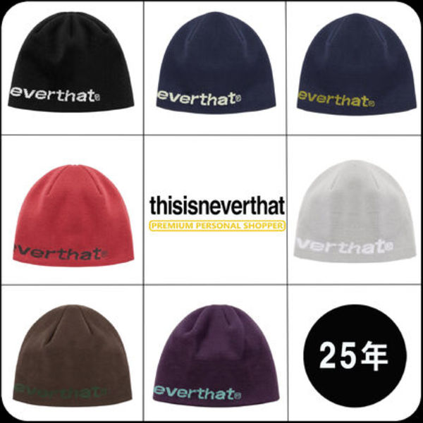 [Thisisneverthat]★韓国人気★SP-Logo No Cuff Beanie