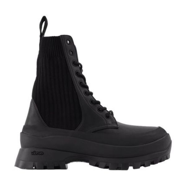 Trace Sm35A Boots in Black leather