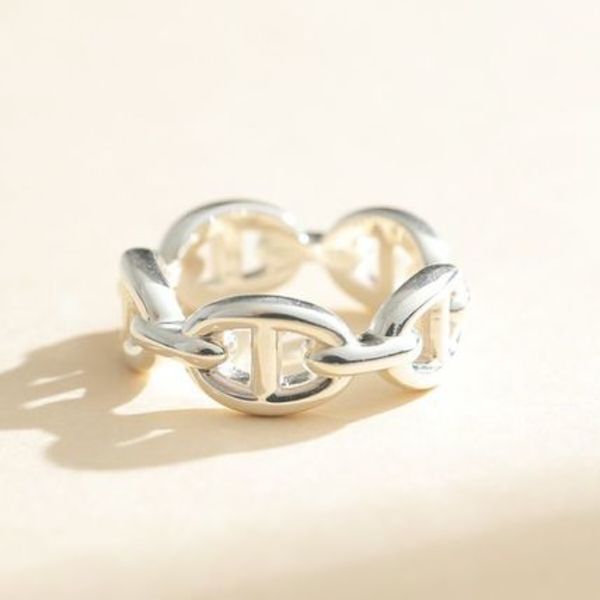 HERMES リング アンシェネ PM シェーヌダンクル H109507B