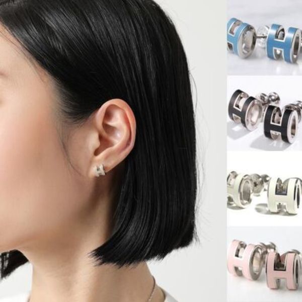 HERMES ピアス ポップアッシュ ミニ POP H MINI スタッド